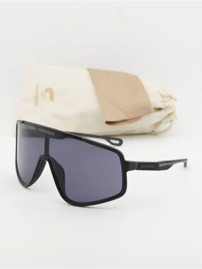 CARRERA 4017/S 0003 IR Shield Sunglasses - Black / Dark Grey